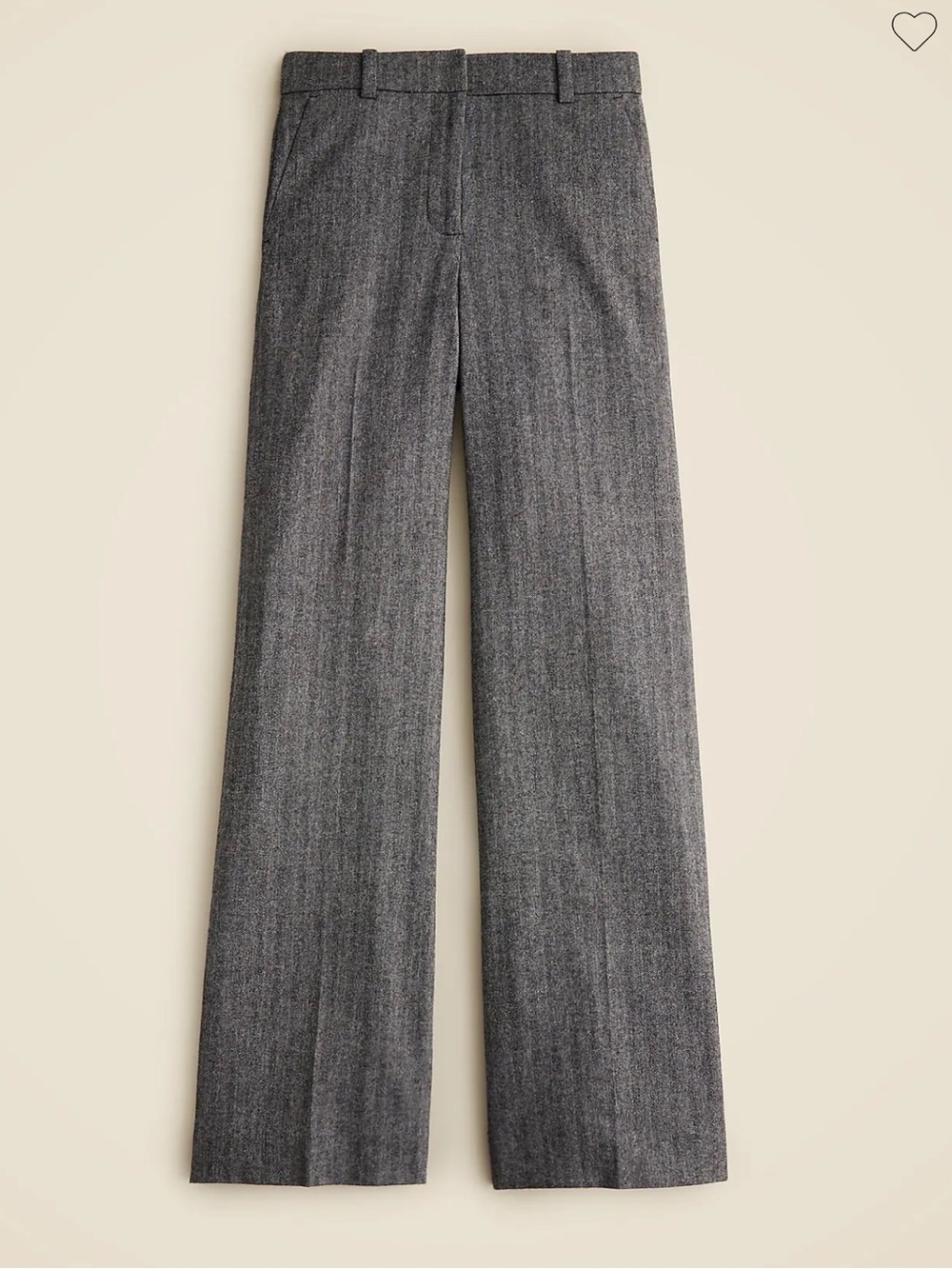 J. Crew Carolina pant in Italian herringbone wool blend